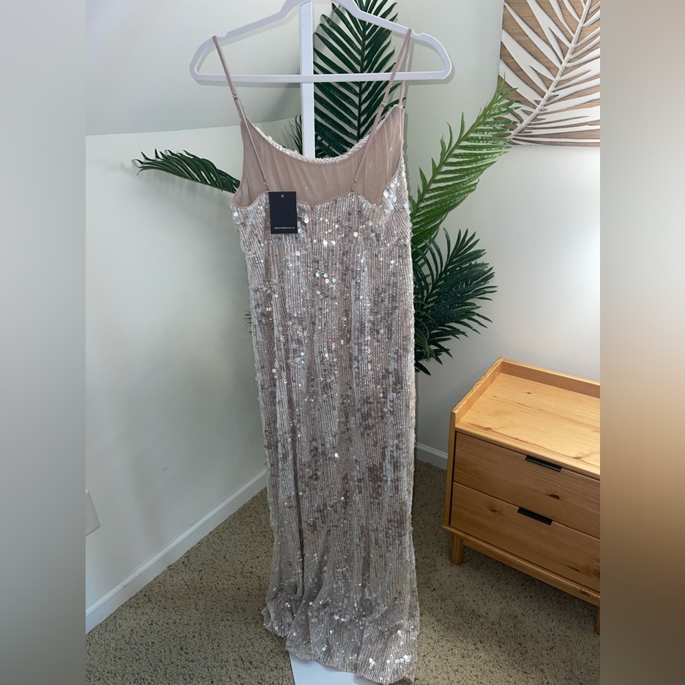 Michael Costello x REVOLVE Marlene Gown in Frost size medium NWT - Picture 5 of 7